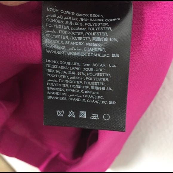 Bebe fuchsia cut out dress - Picture 4 of 4